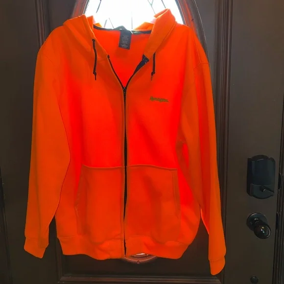 Remington Hunter Safety Orange Full Zip Jacket with Hood - Picture 1 of 2